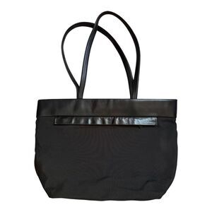 TUMI City Tote Style 4362 – Black Nylon + Leather Trim – Pristine Condition